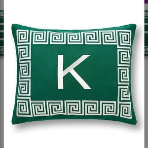 C. Wonder “K” monogram pillow shams NWT